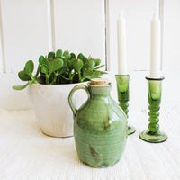 Ceramic Oil Jug Jar with Cork Stopper Made in Portugal
