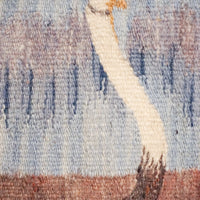 African Woven Ostrich Tapestry - Imbutu Made of Mohair