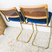 Upholstered Marcel Breuer Barstool Chair Set of Two