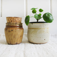 ceramic Spice Jar Canister with Lid (2 Available and Sold Individually)