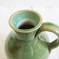 Ceramic Oil Jug Jar with Cork Stopper Made in Portugal