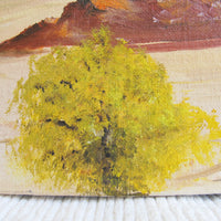 Desert Landscape Painting by J. Torrence 1965