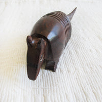 Ironwood Armadillo Statue Figurine