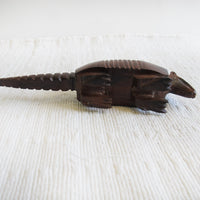Ironwood Armadillo Statue Figurine