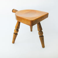 Wood Milk Stool Plant Stand Made in Japan