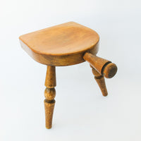 Wood Milk Stool Plant Stand Made in Japan