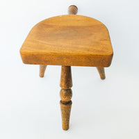 Wood Milk Stool Plant Stand Made in Japan