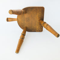 Wood Milk Stool Plant Stand Made in Japan