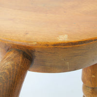 Wood Milk Stool Plant Stand Made in Japan