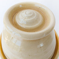 Hand Spun Ceramic Canister Jar with Lid by Teresa Duncan