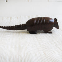 Ironwood Armadillo Statue Figurine