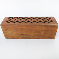 Teak Wood Desk Organizer