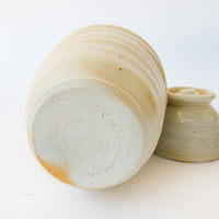 Hand Spun Ceramic Canister Jar with Lid by Teresa Duncan