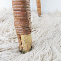 Wicker Side Table Plant Stand Two-Tier