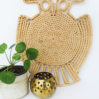 Woven Owl Wall Art Trivet