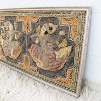 Thai Embroidery Framed Wall Art