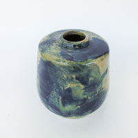 Ceramic Pottery Vase With Swirl Design