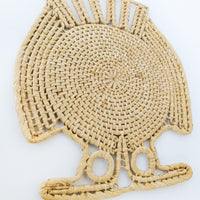 Woven Owl Wall Art Trivet