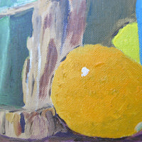 Colorful Still Life Painting Framed and Signed MT