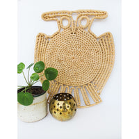 Woven Owl Wall Art Trivet