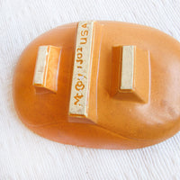 Ceramic Mccoy Dish  in Orange Made in the USA