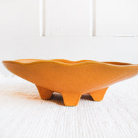 Ceramic Mccoy Dish  in Orange Made in the USA