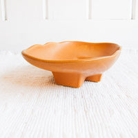 Ceramic Mccoy Dish  in Orange Made in the USA