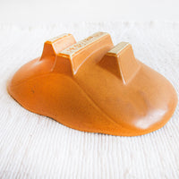 Ceramic Mccoy Dish  in Orange Made in the USA