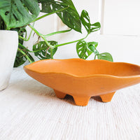 Ceramic Mccoy Dish  in Orange Made in the USA