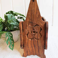 Teak Sheesham Rose Wood Magazine Rack Storage Basket