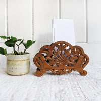 Wood Office Organizer / Napkin Holder - Made in India