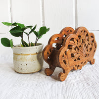 Wood Office Organizer / Napkin Holder - Made in India