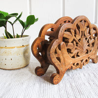 Wood Office Organizer / Napkin Holder - Made in India