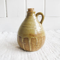 Pottery Ceramic Pitcher / Jug with Cork
