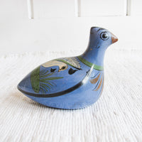 Hand Painted Ceramic Tonala Bird Mexico