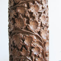 Teak Wood Lamp Light Base