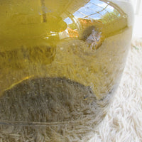 Japanese Amber Glass Float Vase Early 1900s