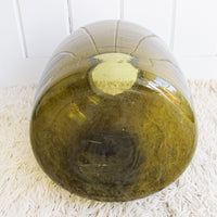 Japanese Amber Glass Float Vase Early 1900s