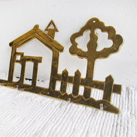Brass Key Wall Rack