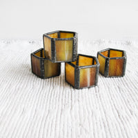 Stained Glass Hexagon Napkin Holders