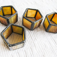 Stained Glass Hexagon Napkin Holders