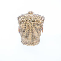 Woven Danish Style Basket with Lid