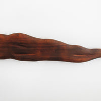 Brutalist Burnt Wood Tree Wall Art