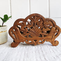 Wood Office Organizer / Napkin Holder - Made in India