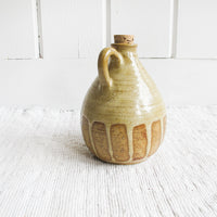 Pottery Ceramic Pitcher / Jug with Cork