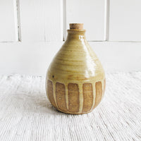 Pottery Ceramic Pitcher / Jug with Cork
