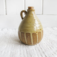 Pottery Ceramic Pitcher / Jug with Cork
