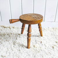 Wood Stool Plant Stand Made in Japan