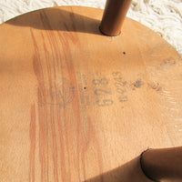 Wood Stool Plant Stand Made in Japan