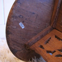 Teak Wood Table with Folding Base Made in India